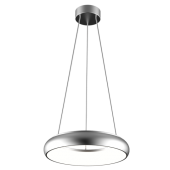 Bombolini LED Pendant 400mm dia 35 watt Silver